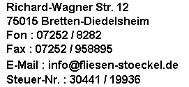 Anschrift